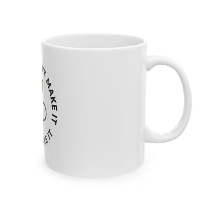 Nature-Inspired Ceramic Mug - Eco-Friendly Sip, Perfect Gift for Nature Lovers, Motivational Cup, Sustainable Living, Plant-Based Lifestyle